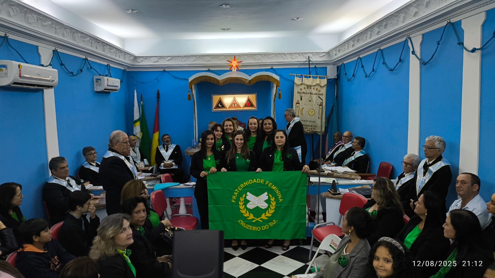 Loja Maçônica Presidente Roosevelt em Mimoso do Sul-ES, agora tem tem sua primeira FRAFEM
